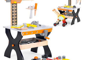 Drewniany warsztat dla dzieci stół narzędziowy ECOTOYS
