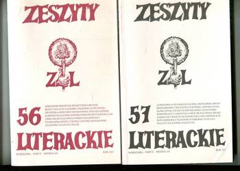 Zeszyty Literackie 56 Rok XIV + 57 Rok XV