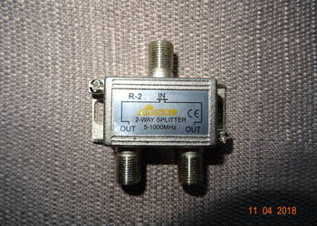 Rozgałęźnik TV dwudrożny R-2 Signal