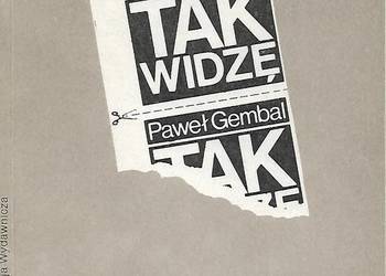tak widzę - P. Gembal