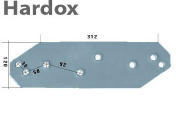 Płoza krótka HARDOX 3401860/P WS2VR części do pługa LEMKEN