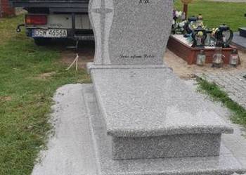 TANI Nagrobek granitowy brąz królewski Świdnica KAM-BRUX nr.1803
