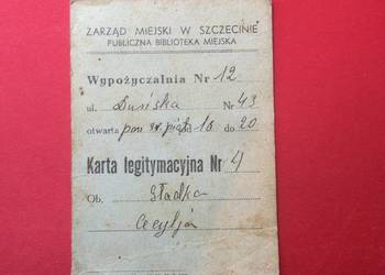 ( 1357 ) Karta Legitymacyjna nr 4, Gładka