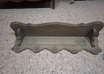 Stara drewniana półka do odnowienia