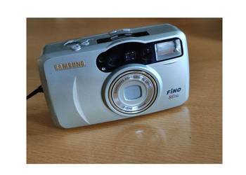 vintage kamera kompaktowy aparat fotograficzny analogowy Samsung Fino 80 XL