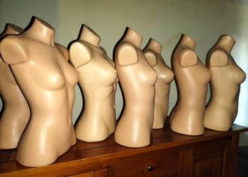 Manekiny - popiersie stan bdb cena za całość 100 zł, transport