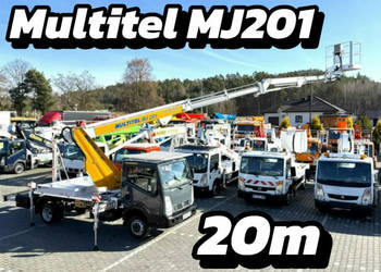 Nissan Cabstar Zwyżka Podnośnik Koszowy Multitel MJ 201 Wysokość Podnoszen…