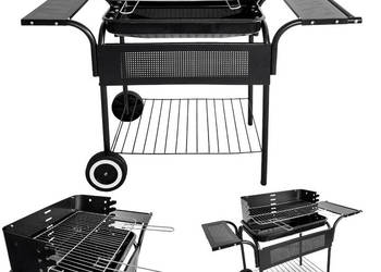 Grill ogrodowy metalowe półki regulacja rusztu koła MultiGarden