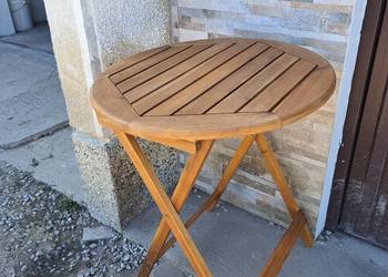 Stolik ogrodowy drewniany(składany)