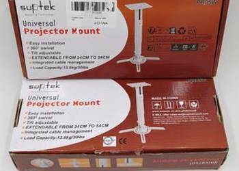 Uchwyt ścienny / sufitowy do projektora SUPTEK PR05W 13,6 kg