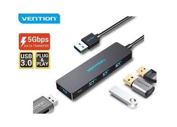 Rozdzielacz HUB Vention USB3.0, 4 porty prędkość do 5 Gb/s