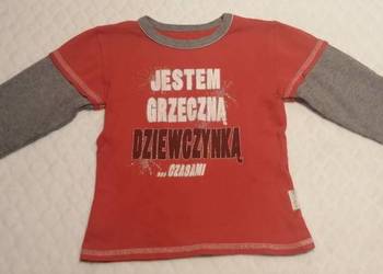 Bluzka dziewczęca, długi rękaw, 116, fajerwerki (Odzież)