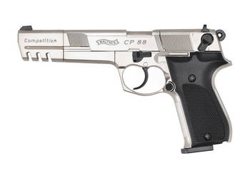 Pistolet wiatrówka Walther CP88 Competition nikiel 4,5 mm diabolo CO2