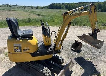 Minikoparka Komatsu koparka mini PC 09 diesel yanmar Kubota bobcat cat jcb
