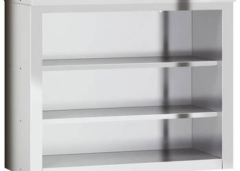 Wisząca szafka kuchenna z półkami stal nierdzewna WM-376446