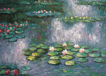 Prezent dla nauczyciela: Obraz Lilie wodne I - Claude Monet