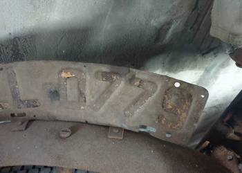 Tablica rej stara lata 50 połówka na przedni błotnik unikat