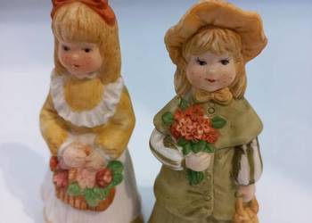 Figurki biskwitowe/ceramiczne -dziewczynki -anglia