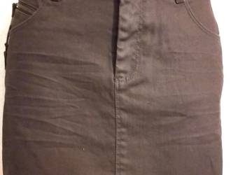 Spódnica brązowa MINI Jeans Woskowany r. 36 Lindex NOWA