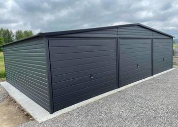 Garaż blaszany 9x5 Wzmocniony profilami PRODUCENT SZYBKA REALIZACJA