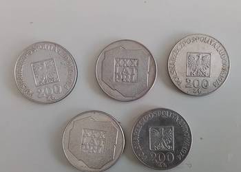Srebrne 200 złotych PRL