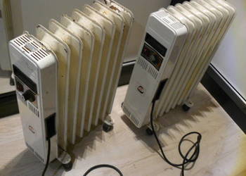 Grzejniki olejowe 1500W, 2 sztuki