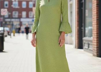 Sukienka vintage ręcznie szyta na zamówienie rozmiar uniwersalny