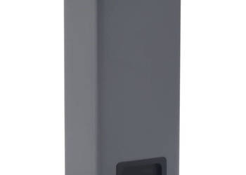 Kosz na śmieci z pedałem bezdotykowy 30 L szary stal WM-149572