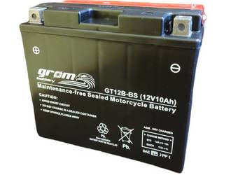 Akumulator motocyklowy GROM GT12B-BS YT12B-BS 12V 10Ah 180A