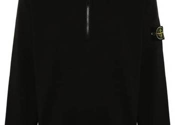 Bluza z zamkiem Stone Island – czarna, luksusowa jakość
