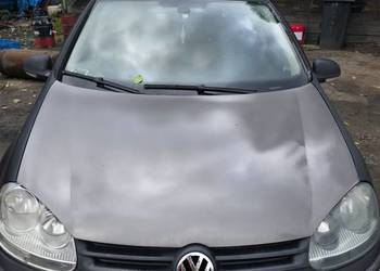 VW Golf V 5 KOMPLETNY przód Zderzak Lampy Błotniki Maska Pas Chłodnice