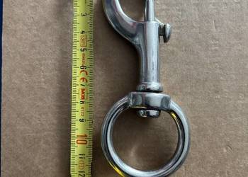 Karabinek pojedynczy krętlik 120 mm