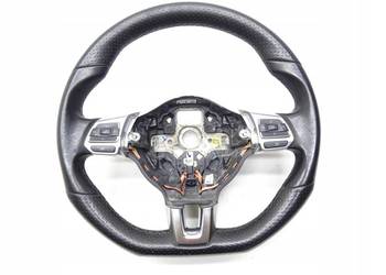 KIEROWNICA SKÓRA PIKOWANA ŚCIĘTA MULTIFUNKCJA VW SCIROCCO III 1K8419091T