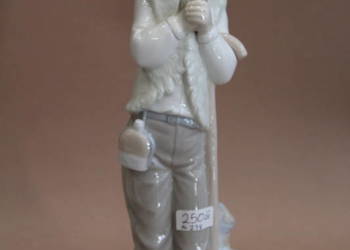 Porcelanowa figurka pasterza NAO Lladro wys. 27,5 cm