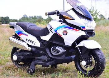 BAWIBUS.PL motorek MEGA MOTOR na akumulator dla dzieci GAZ W RĄCZCE