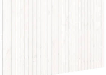 Wezgłowie łóżka białe 185x3x110 cm lite drewno sosnowe WM-824964