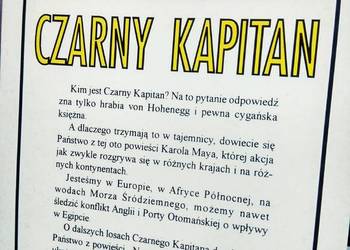 May Czarny kapitan unikatowe książki antykwariat