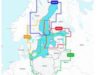 Mapa Navionics 644L Platinium+ Mapa Batymetryczna Polska, Bałtyk, Szwecja,