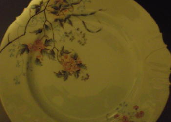 Kuzniecow ANTYKI PORCELANA 1867 porcelana 4 duże talerze