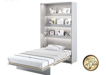 Półkotapczan Łóżko w Szafie BED CONCEPT 120x200 Szary Mat