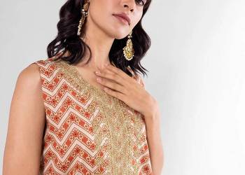 Nowa tunika indyjska M 38 orient boho hippie kameez wzór