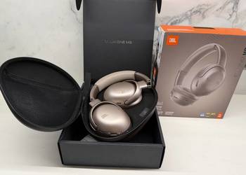 JBL Tour One M3 - słuchawki wokółuszne NC latte