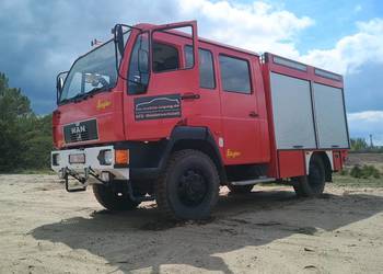 MAN 8.163 4x4 Kamper, straż, samochod serwisowy 9 osobowy
