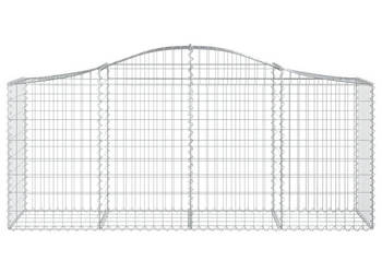Kosze gabionowe 18 szt 200x50x80/100 cm galwanizowane żelazo WM-3145633