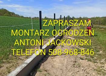 Montaż  ogrodzeń