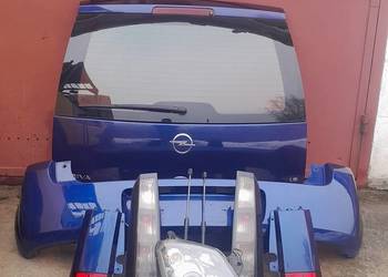 Opel meriva a lift klapa bagaznika zderzak tyl tylny Z21B oryginal komplet