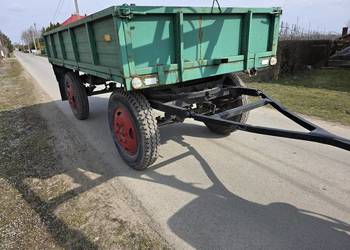 Przyczepa rolnicza dwuosiowa sztywna