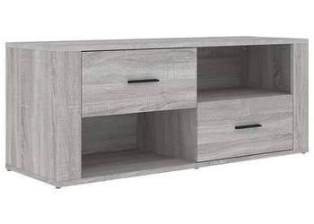 Szafka pod telewizor szary dąb sonoma 100x35x40 cm WM-823105