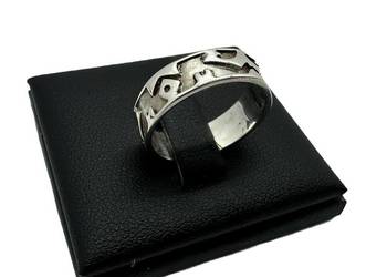 Srebrny pierścionek próby 925 - 3,68g (Rozmiar 15)