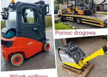 Wynajmę wózek widłowy Jungheinrich toyota linde pomoc drogowa laweta